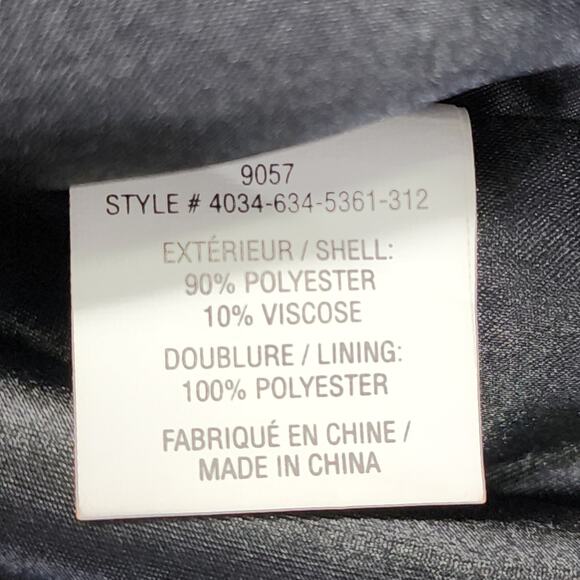 Laura Petites Skirt Size 6P Black White Houndstooth Pencil High Waist Back Zip - Picture 7 of 9